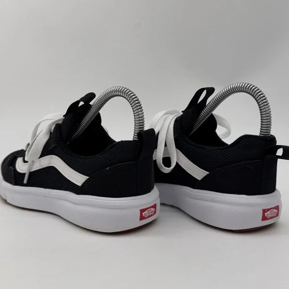 Vans Range EXP Low Top Youth Size 4 Black White Nylon Suede Sneakers - Picture 10 of 16